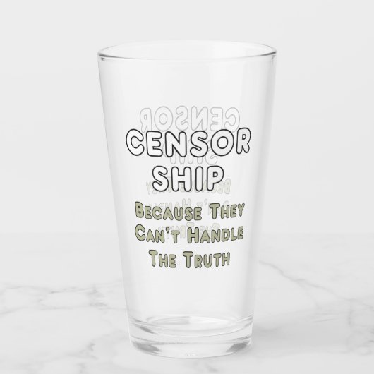 Zensur Glas (Vorderseite)