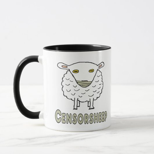 Zensur Tasse (Links)