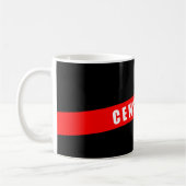 Zensuriertes, lustiges Design Kaffeetasse (Links)