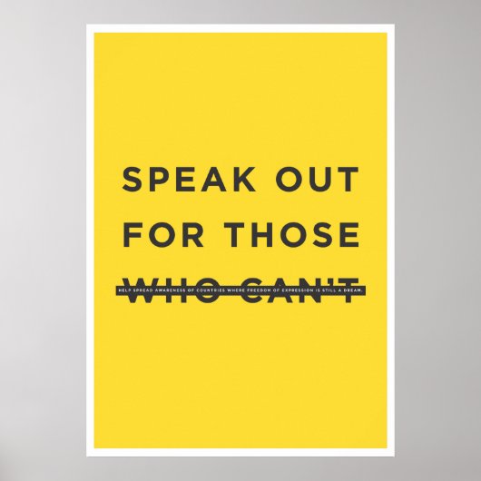 Zensurposter Poster (Vorne)