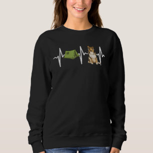 Zent Camping Collie Heartbeat Dog Sweatshirt