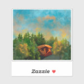 Zent Camping Wilderness Sticker (Blatt)