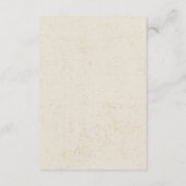 Zent Leinwand Camping Bar Mitzvah Empfang Begleitkarte (Rückseite)