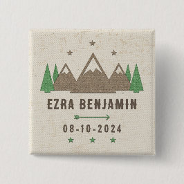 Zent Leinwand Camping Bar Mitzvah Personalisiert G Button
