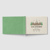 Zent Leinwand Camping Bar Mitzvah Personalisiert Gästebuch (Voll)