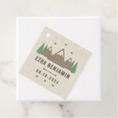 Zent Leinwand Camping Bar Mitzvah Personalisiert Geschenkanhänger (Beispiel)