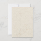 Zent Leinwand Camping Bar Mitzvah RSVP Karte (Rückseite)