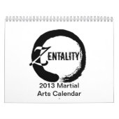 Zentality 2013 Kampfkunst-themenorientierter Kalender (Titelbild)