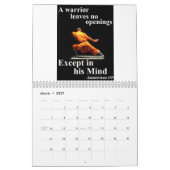 Zentality 2013 Kampfkunst-themenorientierter Kalender (Mär 2027)