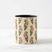 Zentangle Art-Papageien Tasse (Zentrum)