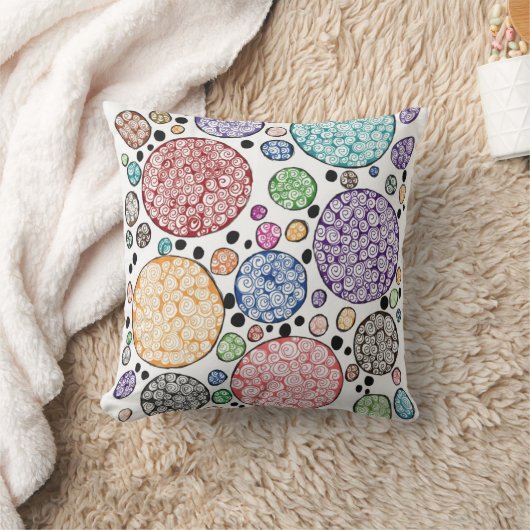 Zentangle circles pattern kissen (Decke)
