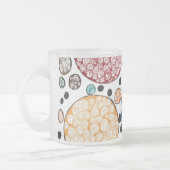 Zentangle circles pattern mattglastasse (Links)