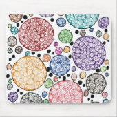 Zentangle circles pattern mousepad (Vorne)