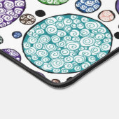 Zentangle circles pattern schreibtischunterlage (Ecke)