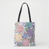 Zentangle circles pattern tasche (Vorderseite)
