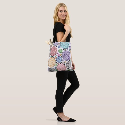 Zentangle circles pattern tasche (Am Model)