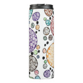 Zentangle circles pattern thermosbecher (Rückseite)