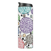 Zentangle circles pattern thermosbecher (Nach rechts gedreht)