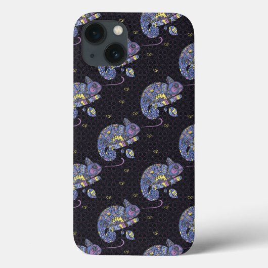 Zentangle Eidechse Case-Mate iPhone Hülle (Rückseite)