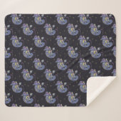 Zentangle Eidechse Sherpadecke (Vorderseite (Horizontal))