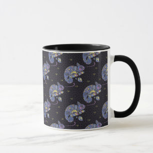 Zentangle Eidechse Tasse