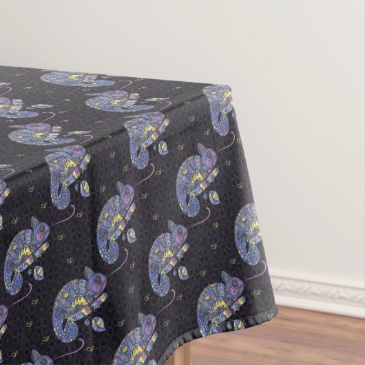 Zentangle Eidechse Tischdecke (Beispiel)