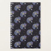 Zentangle Lizard Planer (Vorderseite)