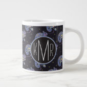 Zentangle| Monogramm Jumbo-Tasse (Rechts)