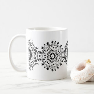 Zentangle Muster Kaffeetasse