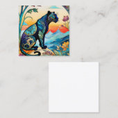 Zentangle-Muster sind eine schöne Möglichkeit, Col Quadratische Visitenkarte (Vorne/Hinten)