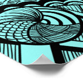 Zentangle Wall Poster (Ecke)