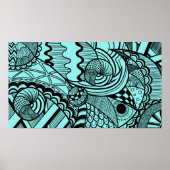 Zentangle Wall Poster (Vorne)