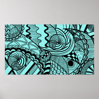 Zentangle Wall Poster