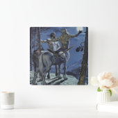 Zentaure (Farbelitho) Quadratische Wanduhr (Zuhause)