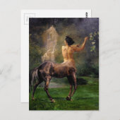 Zentaure (weibliche Mitte) ~ Postkarte (Vorne/Hinten)