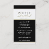 Zentin-Tan-Skript Visitenkarte (Rückseite)