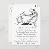 Zentist Cat Pulling Tooth Postkarte (Vorne/Hinten)