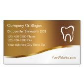 Zentist-Visitenkartenmagnete Magnetische Visitenkarte (Vorderseite)