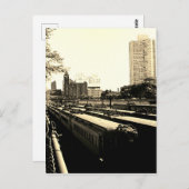 Zentral Bahnhof Chicago ICRR 1969 Postkarte (Vorne/Hinten)