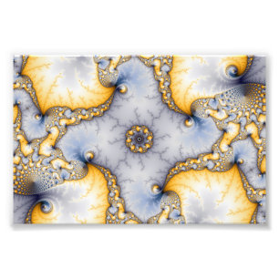 Zentral - Fraktal-Kunst Fotodruck