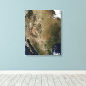 Zentral und Western Staaten Leinwanddruck (Insitu (Holzboden))