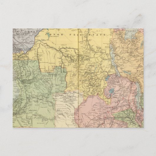 Zentralafrika Postkarte (Vorderseite)