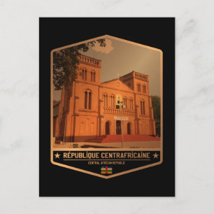 Zentralafrikanische Republik Postkarte