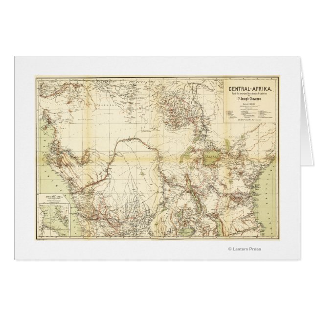 ZentralafrikaPanoramakarte Zentralafrika (Vorderseite (Horizontal))