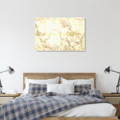 ZentralafrikaPanoramakarte Zentralafrika Leinwanddruck (Insitu (Schlafzimmer))