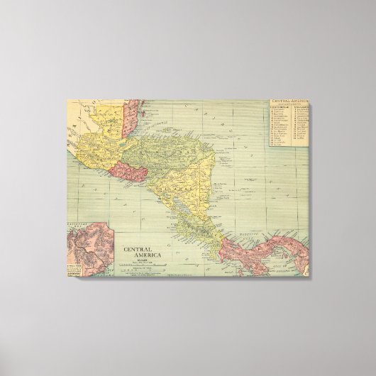 Zentralamerika 2 leinwanddruck (Vorderseite)