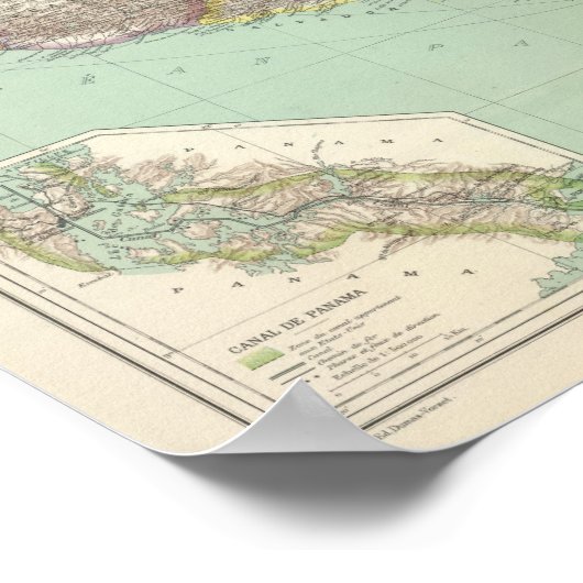 Zentralamerika 2 poster (Ecke)