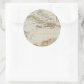 Zentralamerika 2 runder aufkleber (Tasche)