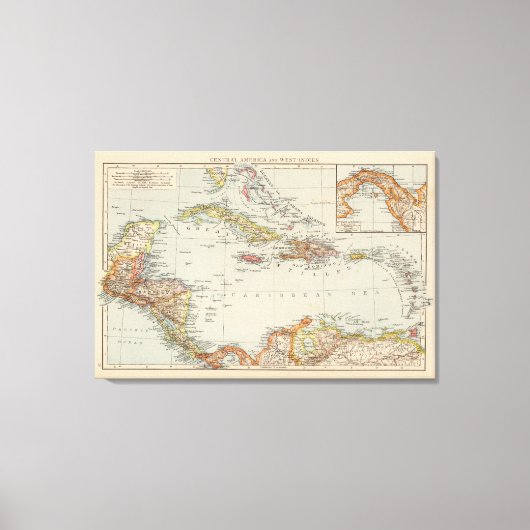 Zentralamerika 3 leinwanddruck (Vorderseite)