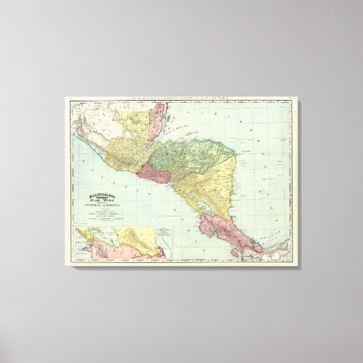 Zentralamerika 3 leinwanddruck (Vorderseite)